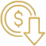 icon for lower customer acquisition cost