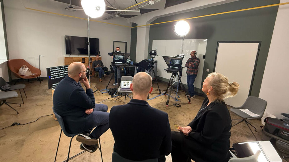 Behind the scenes filming in Berlin German