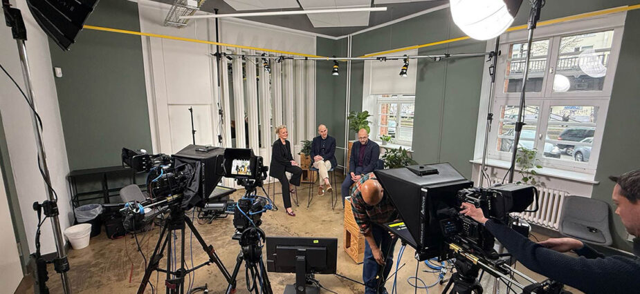 Behind the scenes film shoot in Berlin Germany
